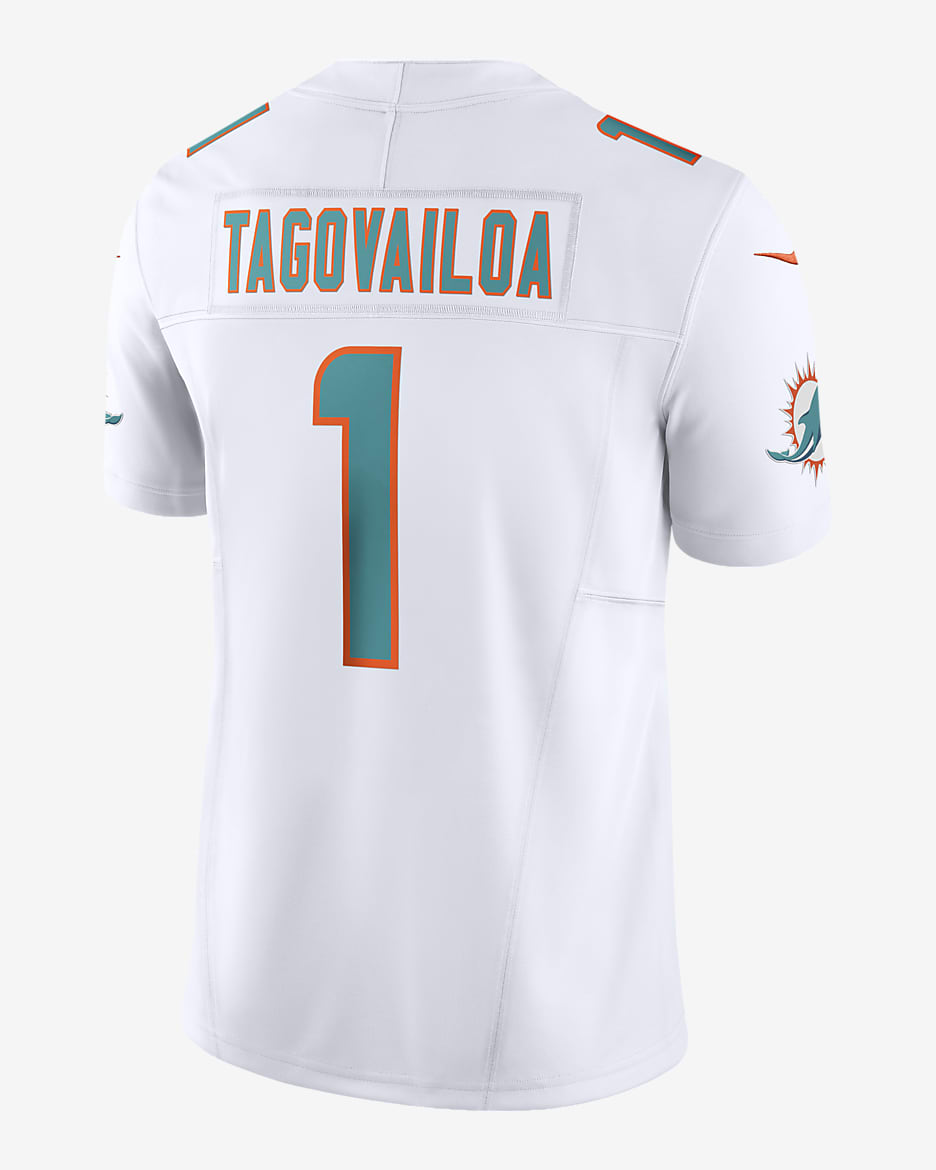 New Tua Tagovailoa selling Miami Dolphins Nike Aqua Alternate Game Jersey Size Men’s Med